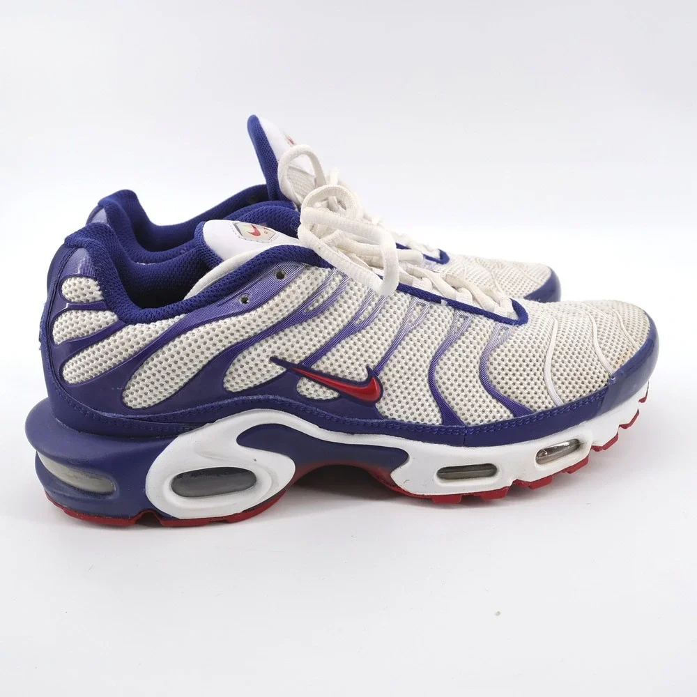 Nike Air Max Plus‎ CJ9928-100 Sneakers Blue White Mens 8.5 No Insoles